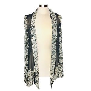 Susan Graver XL sleeveless kimono Boho